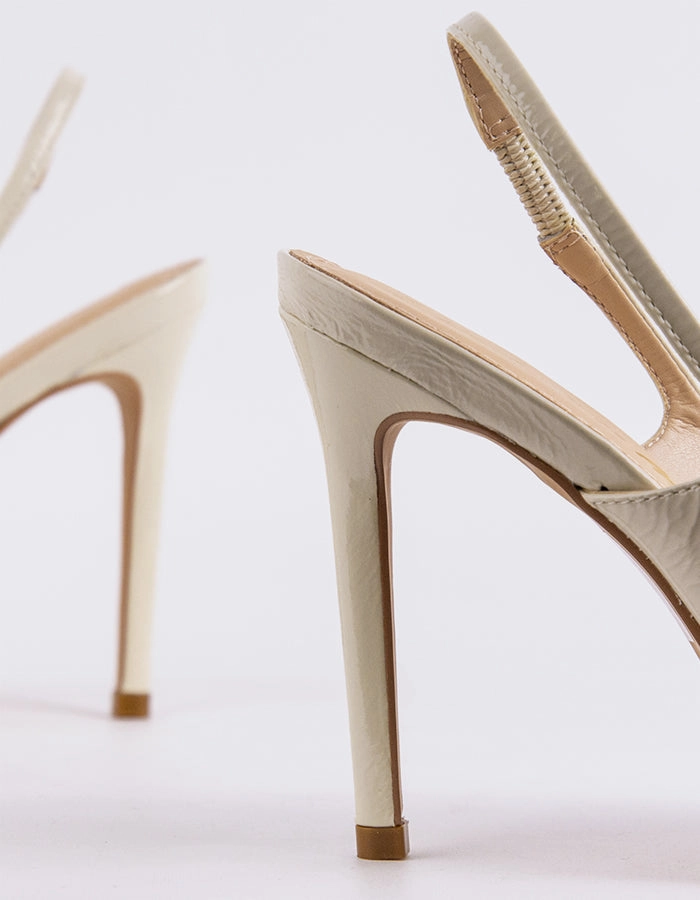 Plush Heels Traction pattern Twylla Off White Naplack