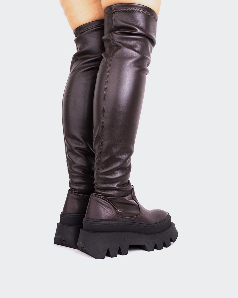 Moncton Brown Stretch All-day Comfort Adjustable