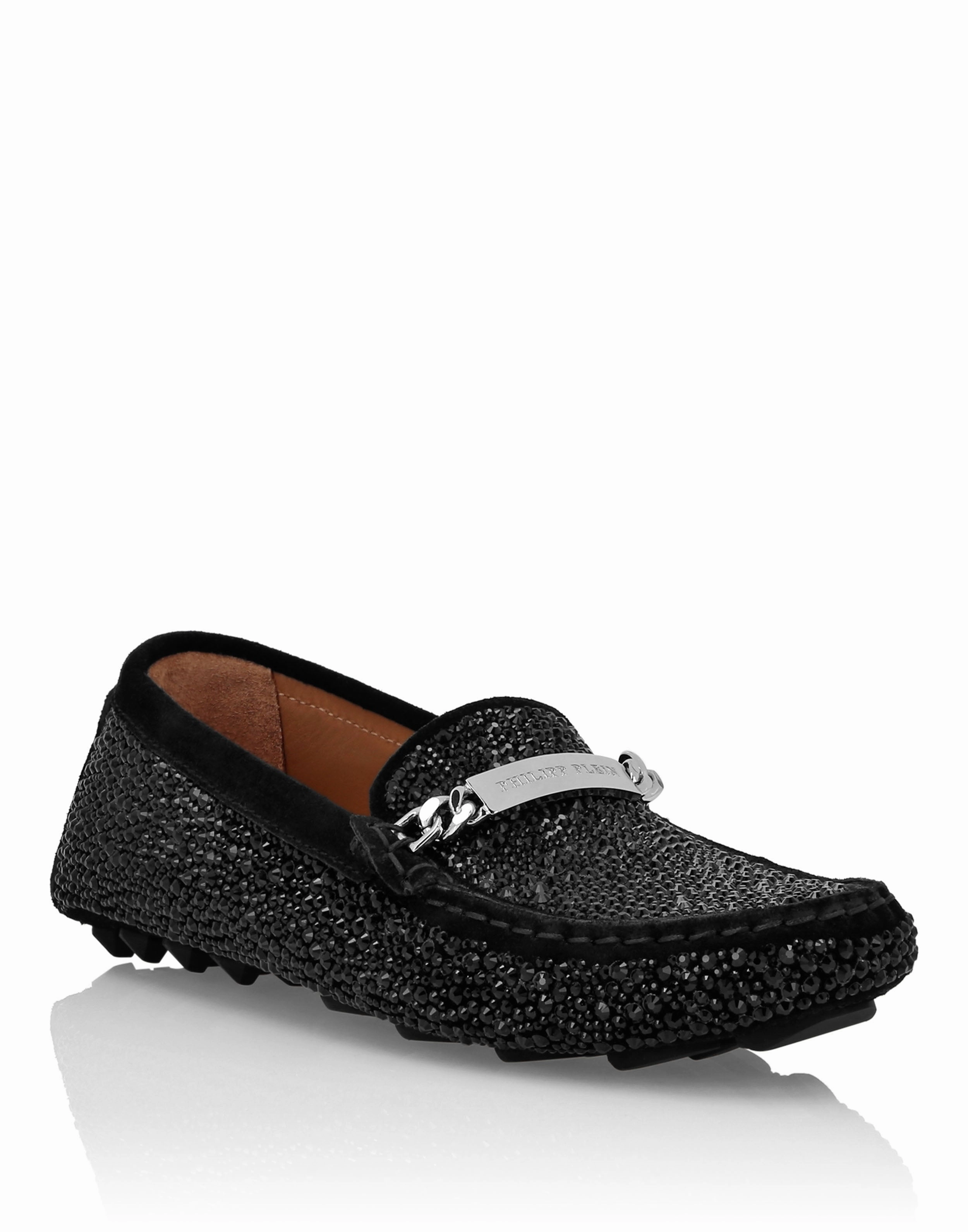 Suede Strass Moccasin Hold Step Orthopedic Design