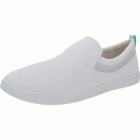 Marshall Womens Canvas Laceless Slip-On Sneakers Sport Casual