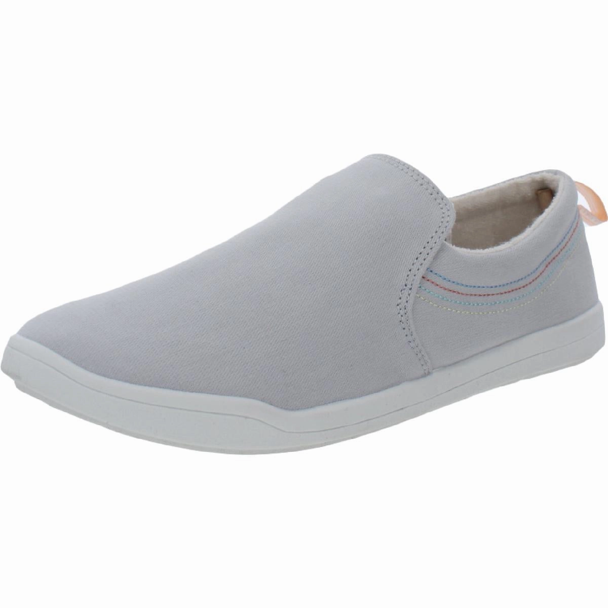 Practical Comfort Shoes Marshall Womens Canvas Laceless Slip-On Sneakers