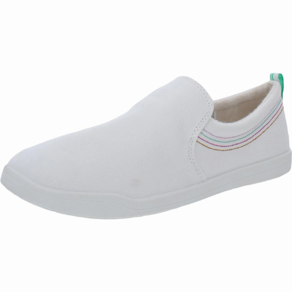 Marshall Womens Canvas Laceless Slip-On Sneakers Sport Casual