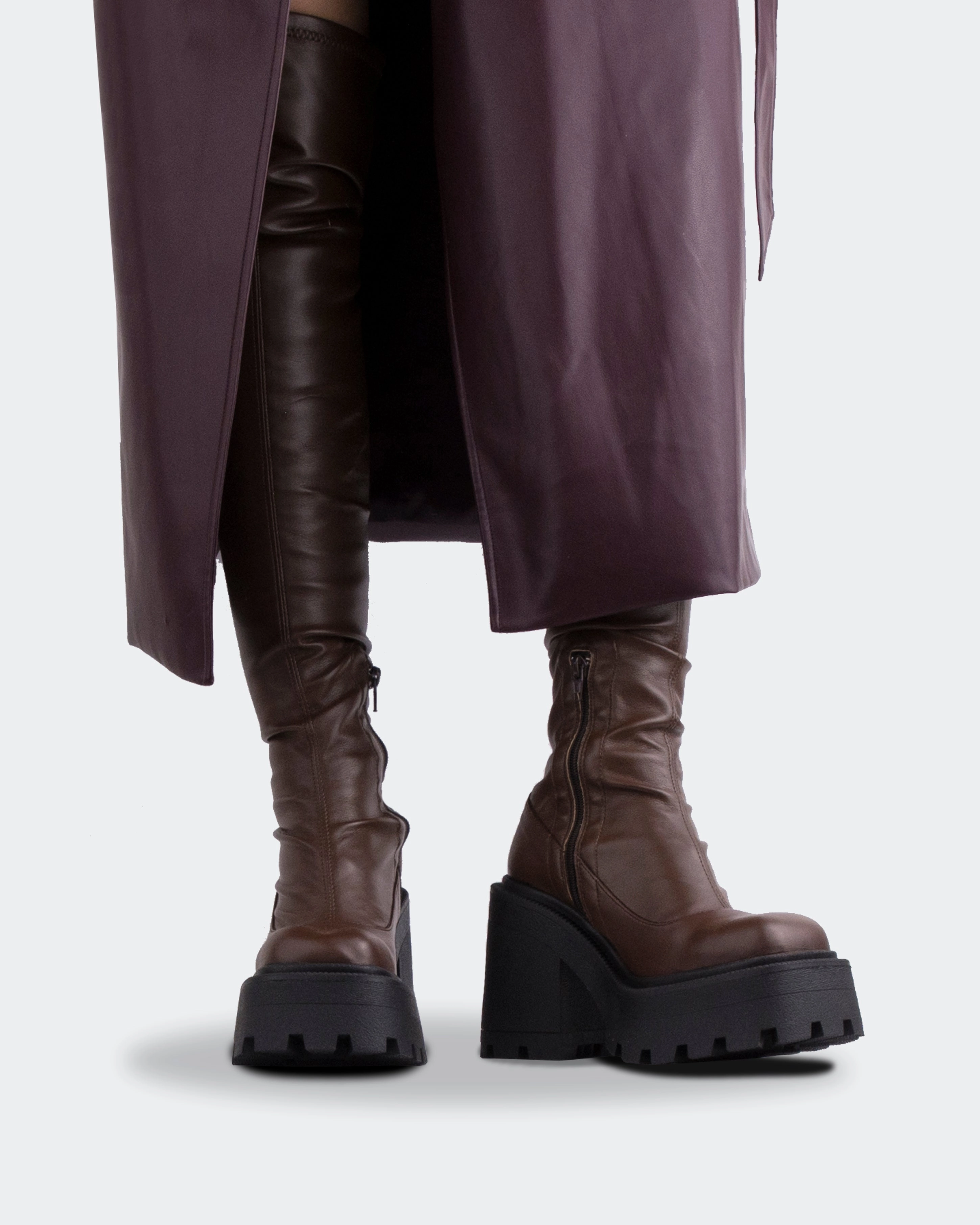 Street Style Fashion Iconic Fashion Tialo Brown Stretch