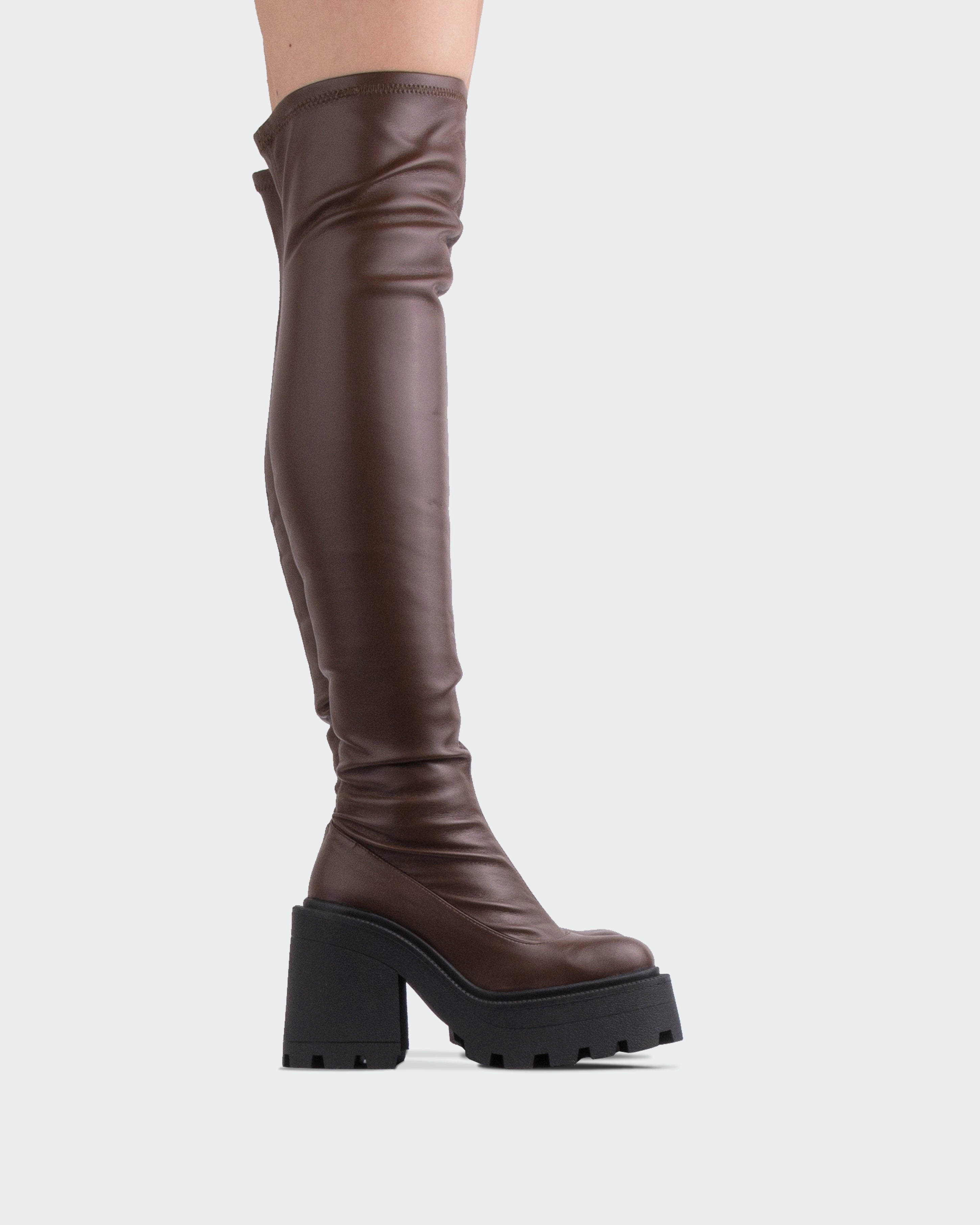 Tialo Brown Stretch Flawless Fit Classic Winter