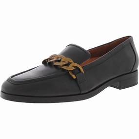 Mizelle Womens Leather Slip On Loafers Heel Strong Clean Path Lane