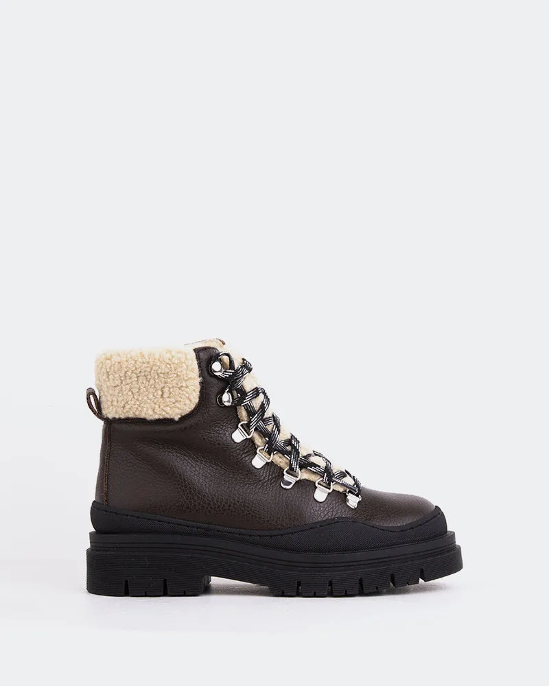 Blues Brown Leather Ankle Support Layer Ready