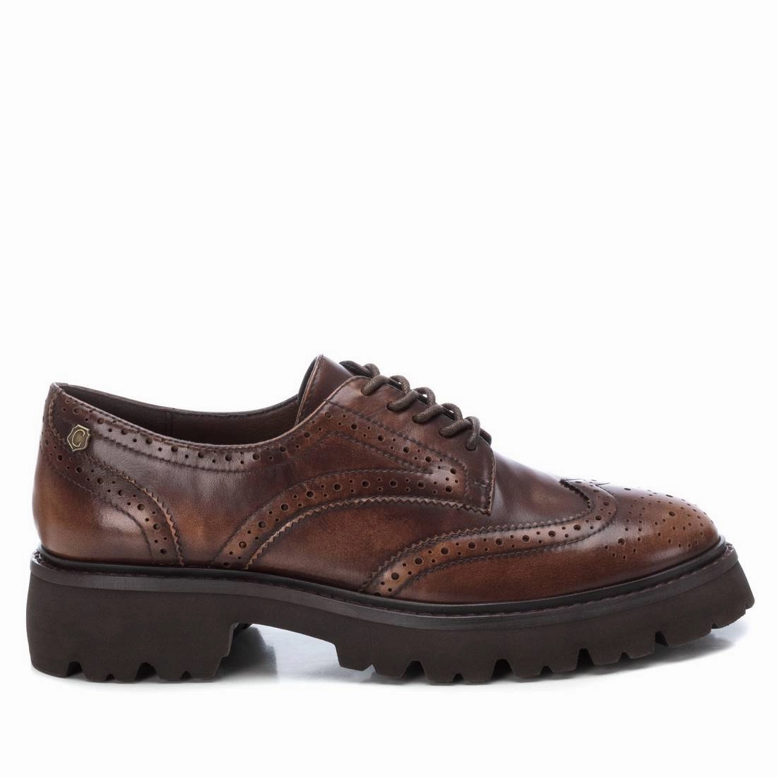 Grip Walk Routine Ready Carmela Leather Collection Women's Penny Oxfords by Xti