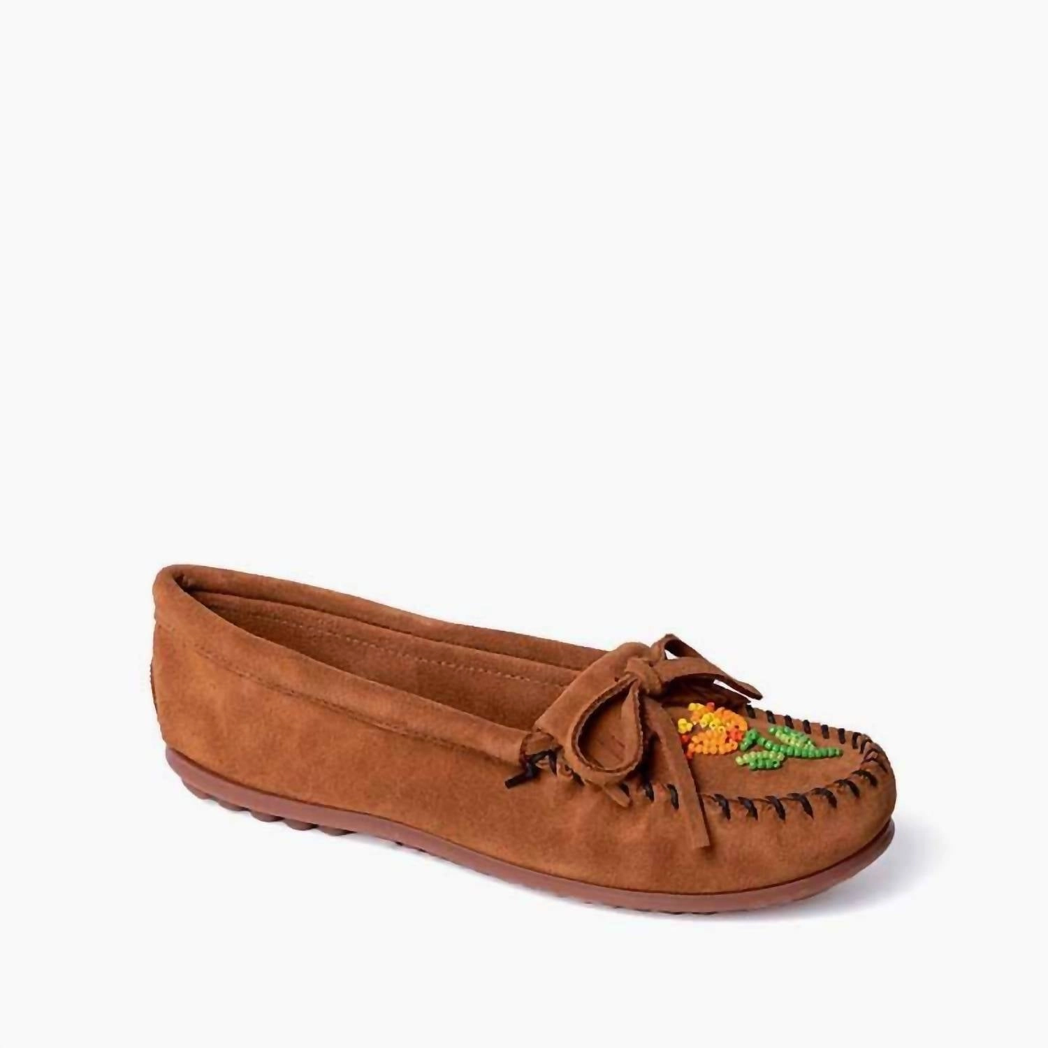 Natural motion Women's Ziigwan Waabigwan Moccasin In Brown