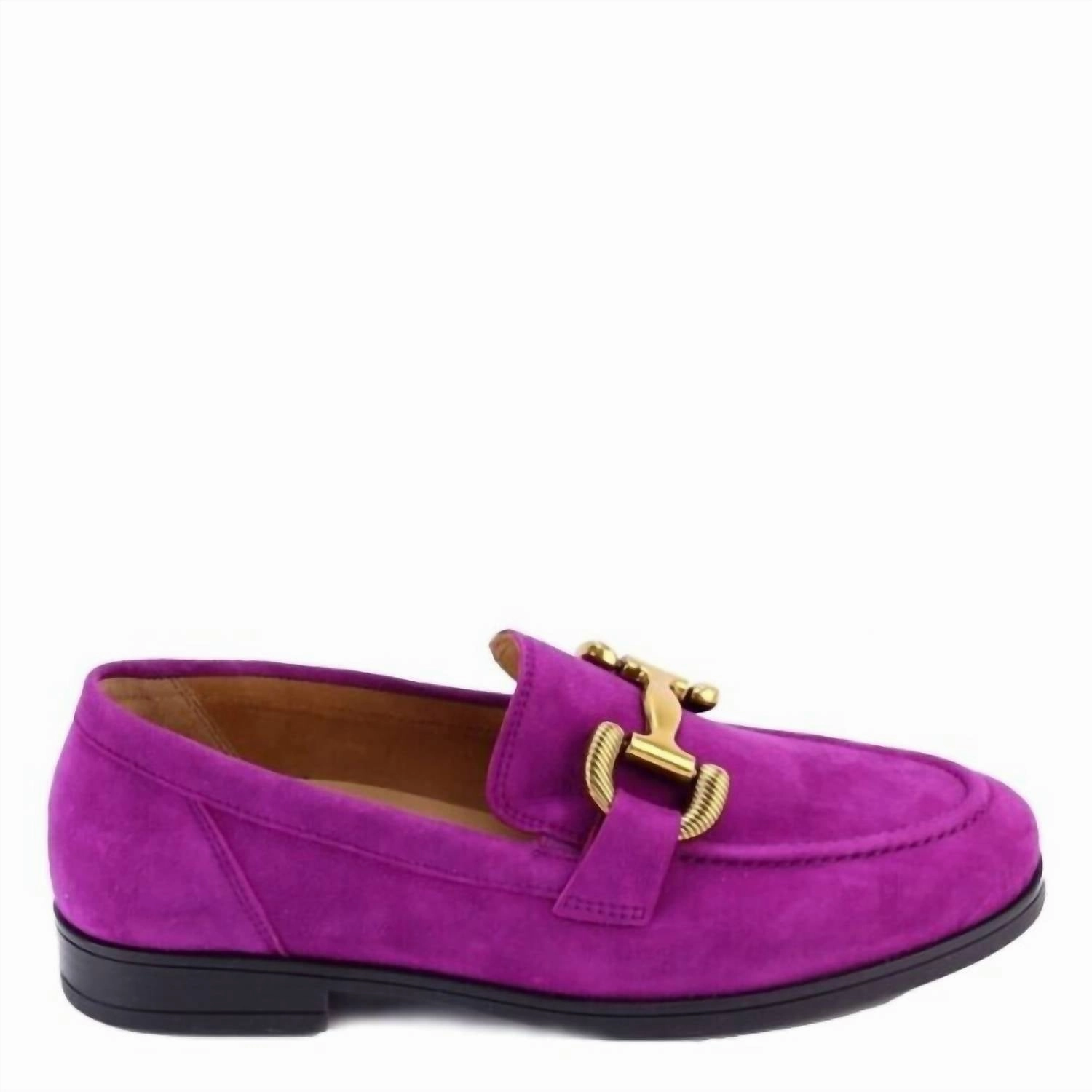 Women's Suede Loafer In Malva Office Friendly