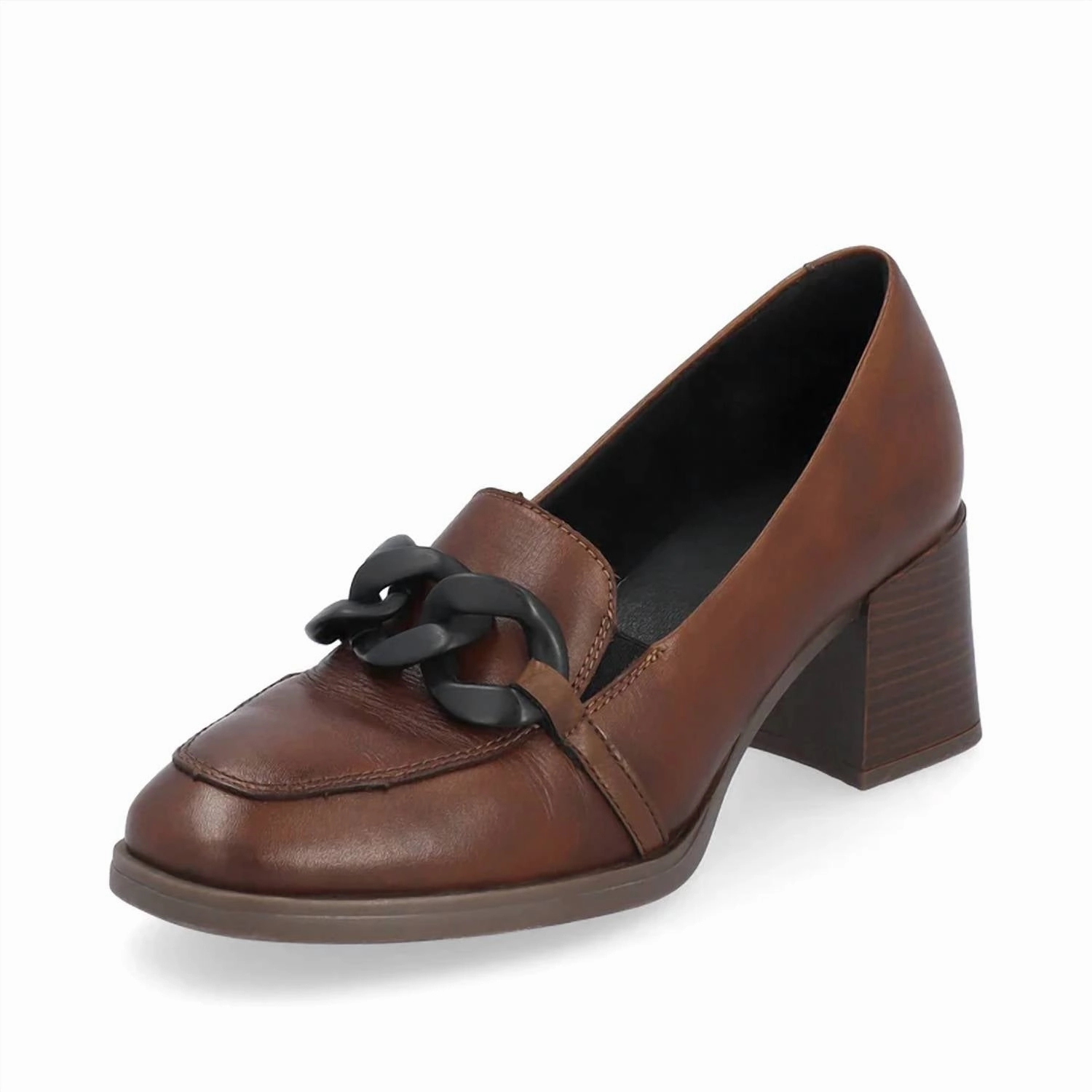 Women's D0V00 Loafer In Chestnut Toe Clear