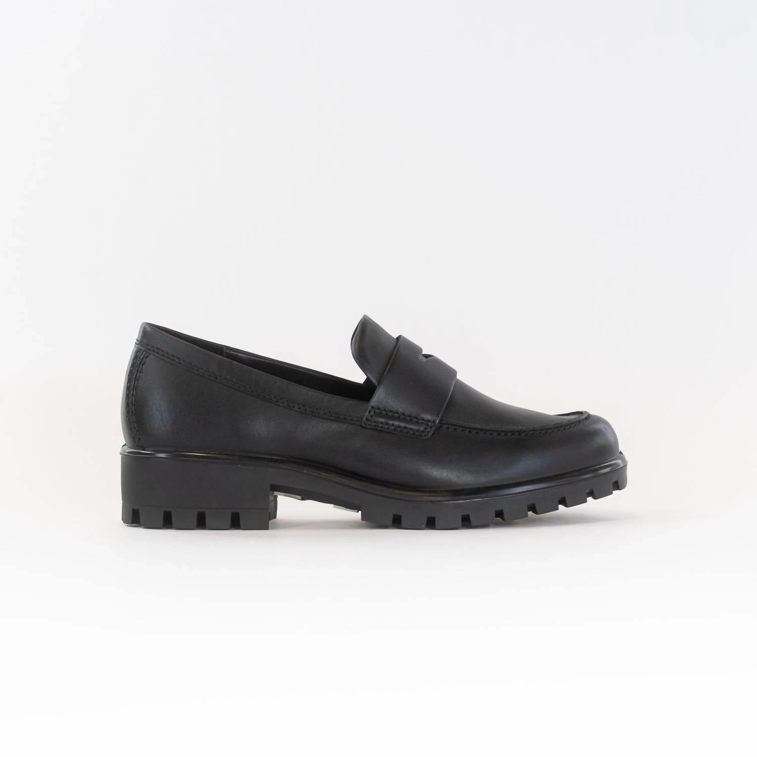 Cozy Lane Modtray Penny Loafer In Black