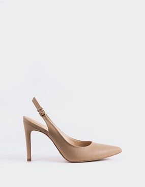 Comfortable Arch Support Glam shoes Morisha Nude Leather
