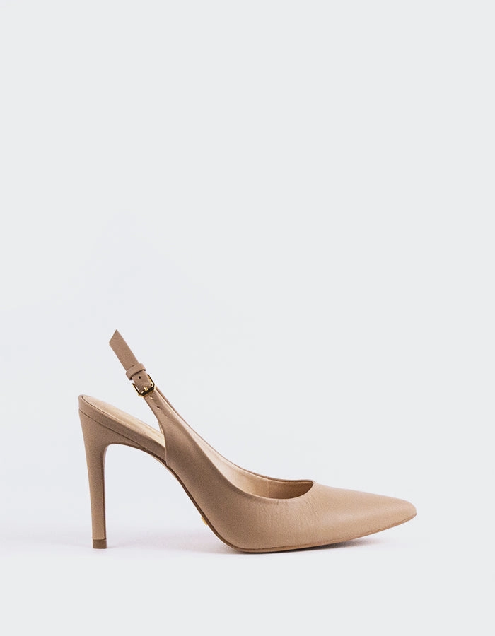 Comfortable Arch Support Glam shoes Morisha Nude Leather