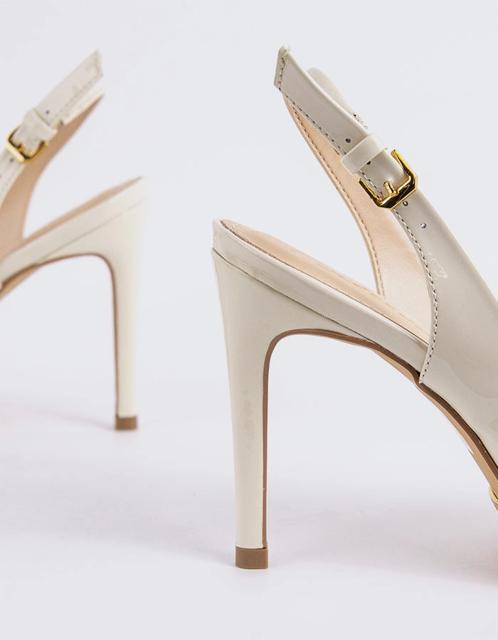 Morisha Off White Patent Fall Heels Red High Heels for Weddings