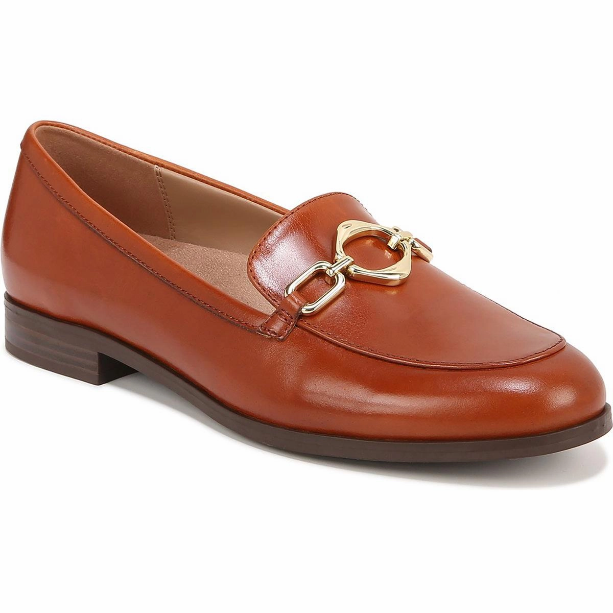 Non-Slip Sole Mya Womens Leather Slip On Loafers