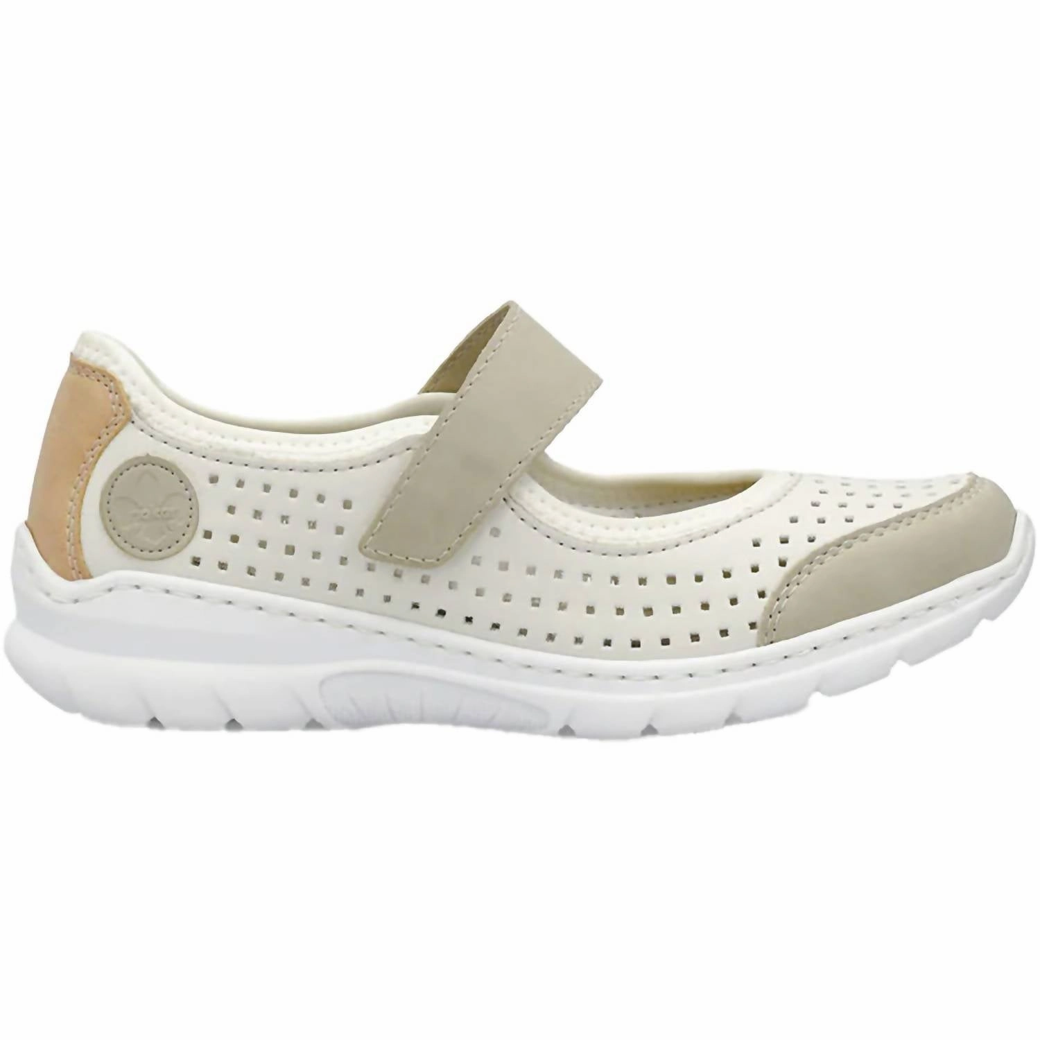 Anti Slip Women's Nikita Slip-On Shoes In Ginger/off White Synthetic