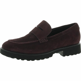 Lace   Up Fresh Walk Newburg Womens Suede Lug Sole Loafers