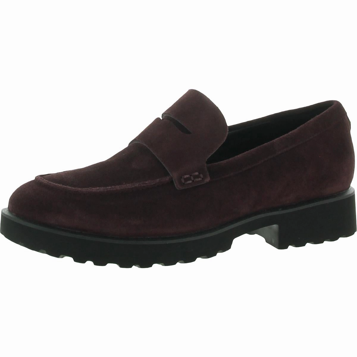Lace   Up Fresh Walk Newburg Womens Suede Lug Sole Loafers
