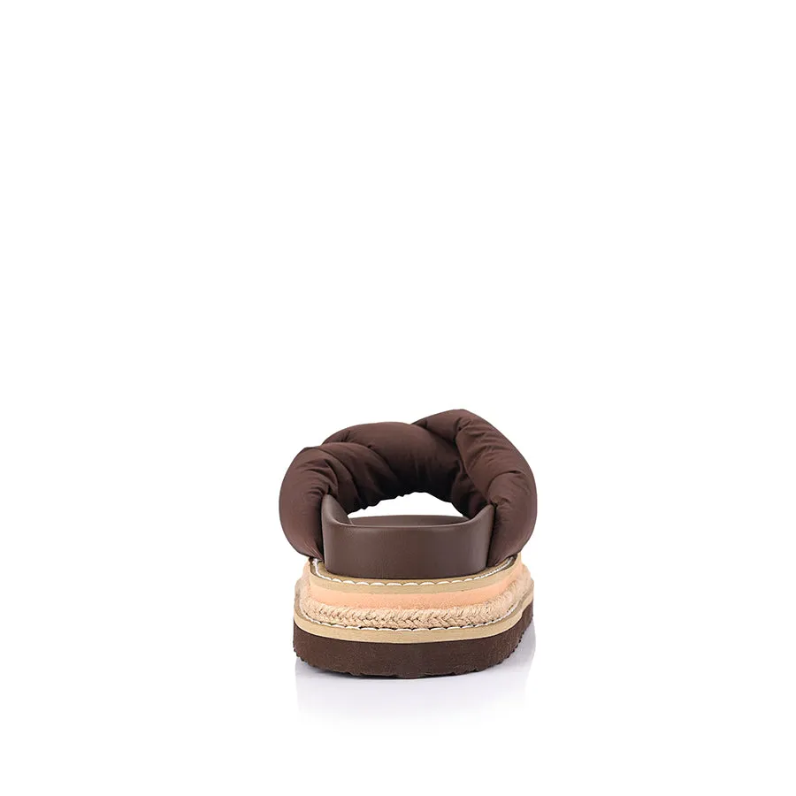 Thames Flatform Slides - Chocolate Brown All-Purpose Comfort