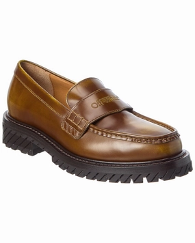 City Hold Market Lane Off-White Combat Shade Leather Loafer