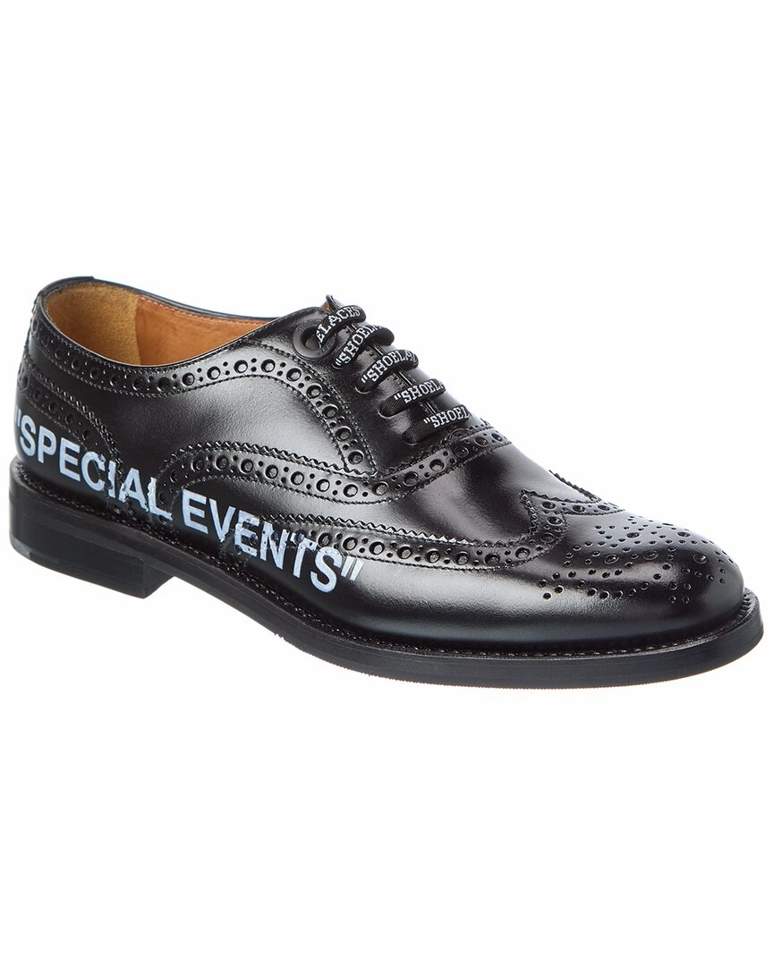 Off-White x Church's Burwood Leather Loafer Sporty Look