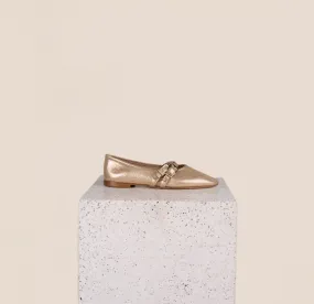 Udine - Gold Lines Cushioned Insole