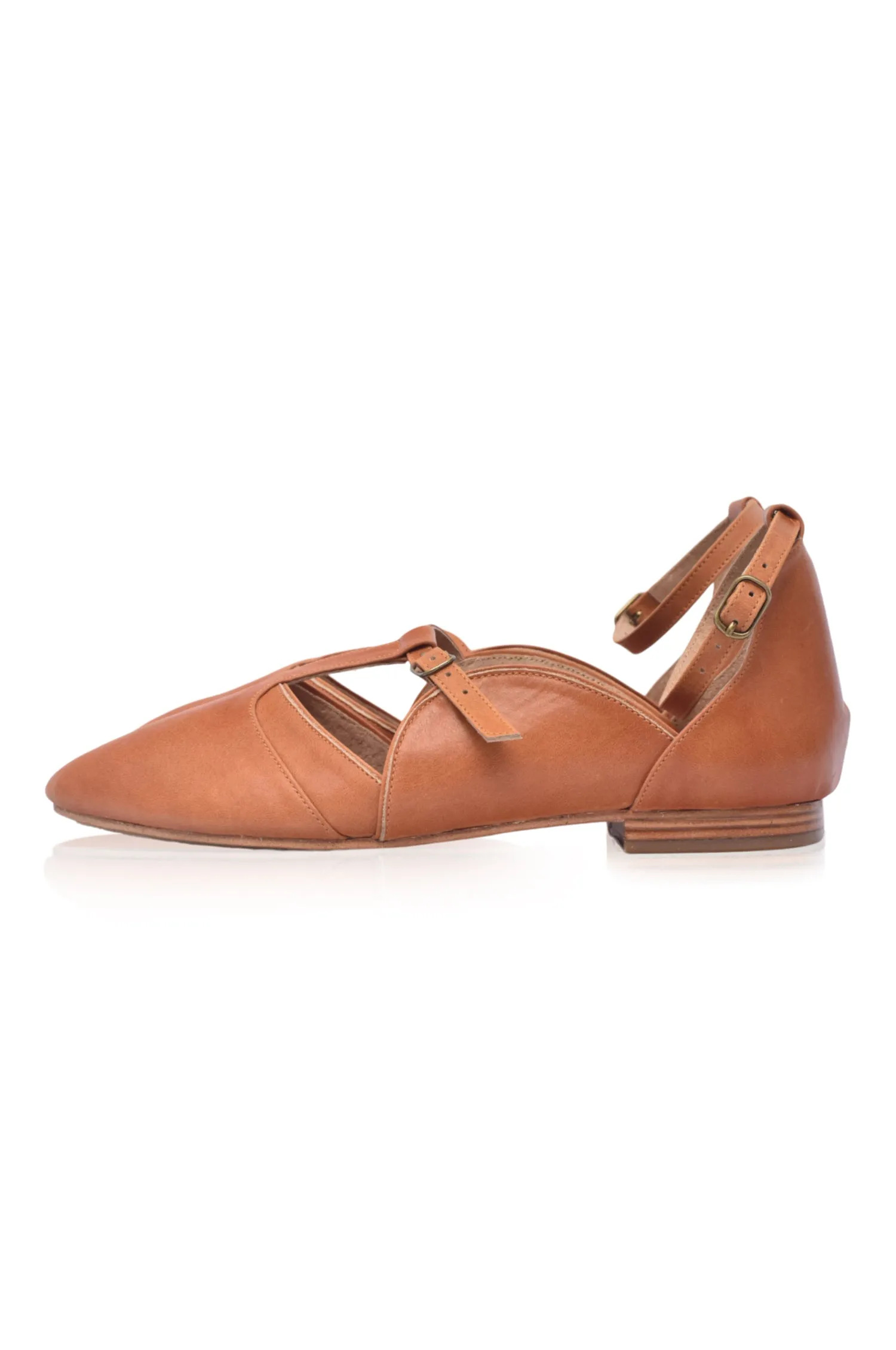 Fashion Staple Shoes On The Go Leather Ballet Flats