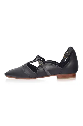 Support Glow On The Go Leather Ballet Flats