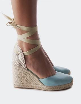 Elvira Blue Leather London Edge