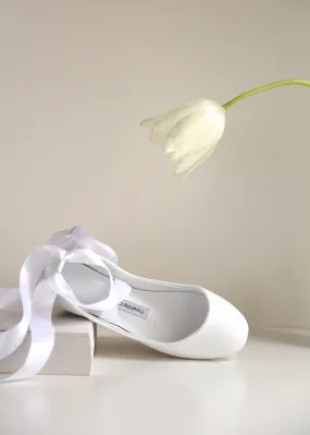 SIENNA BALLET FLATS ?C LILY WHITE Foot Support