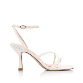 Penelope Strappy Sandals - Chalk White Flawless Look Graceful Vibe