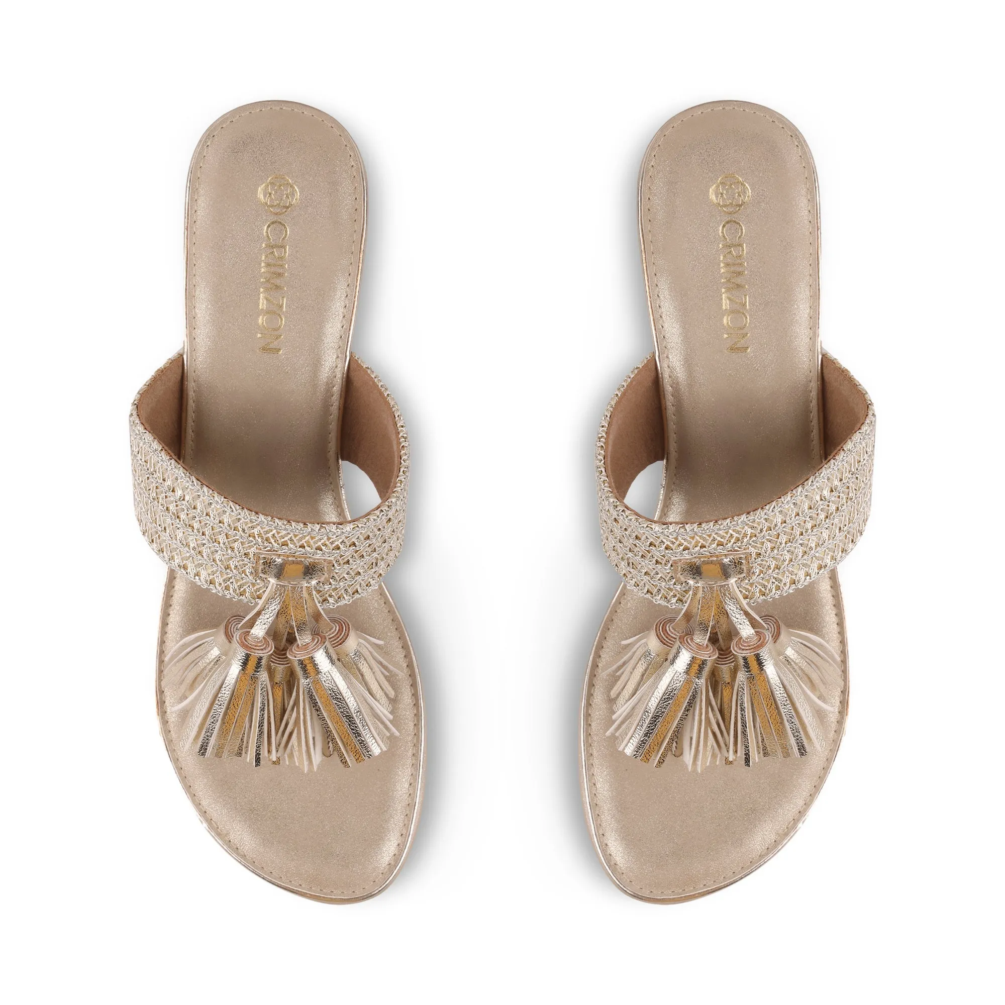 Low noise Stylish Appeal AVANTI- GOLD KOLHAPURIS