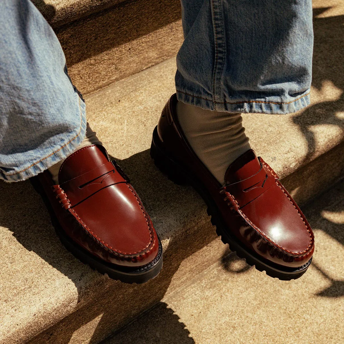 The Louisa Loafer - Hickory Calf shopping quality - focused