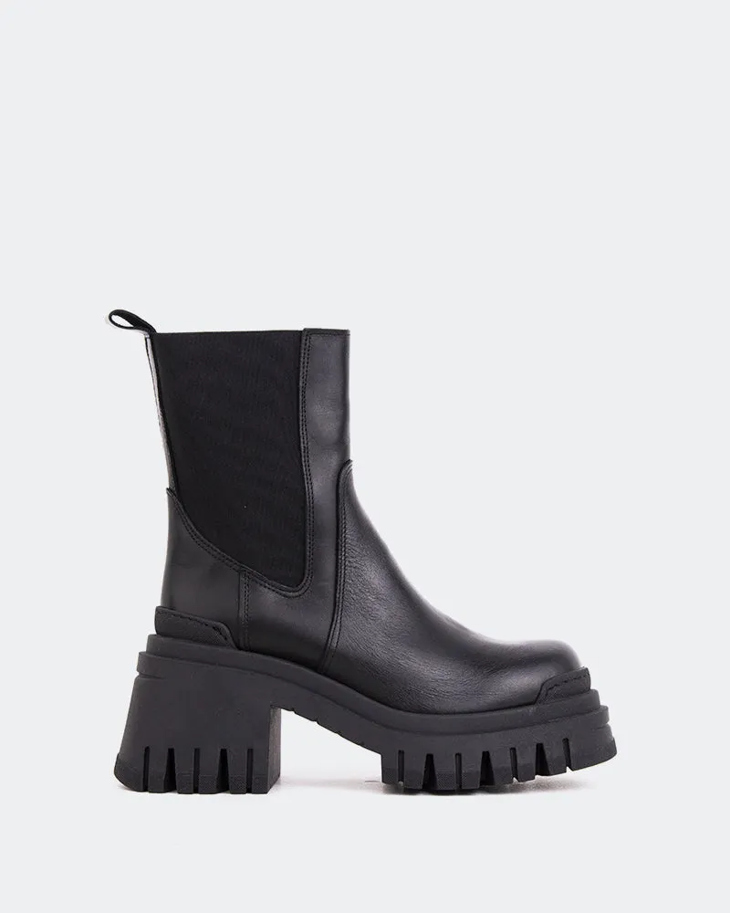 Quick Wear Ankle Support Moose Black Leather