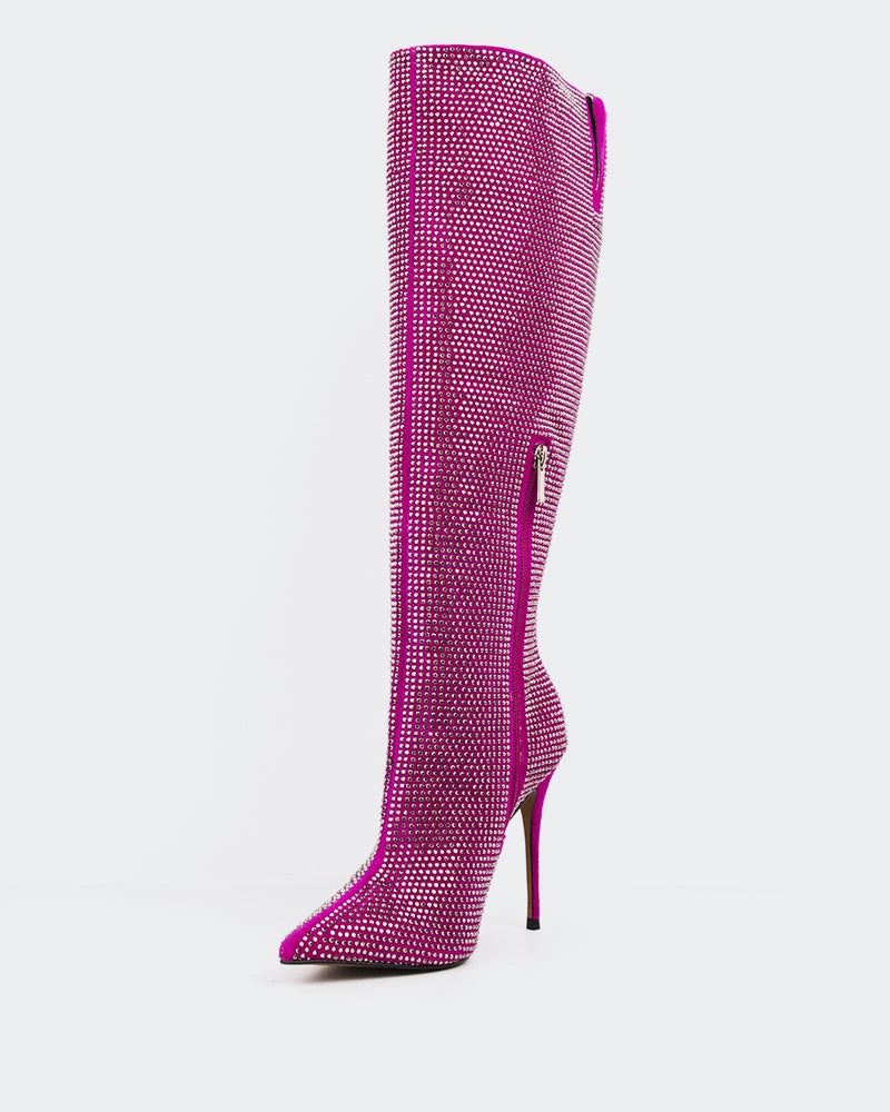 Basma Fuschia Suede High Traction All Day Worker