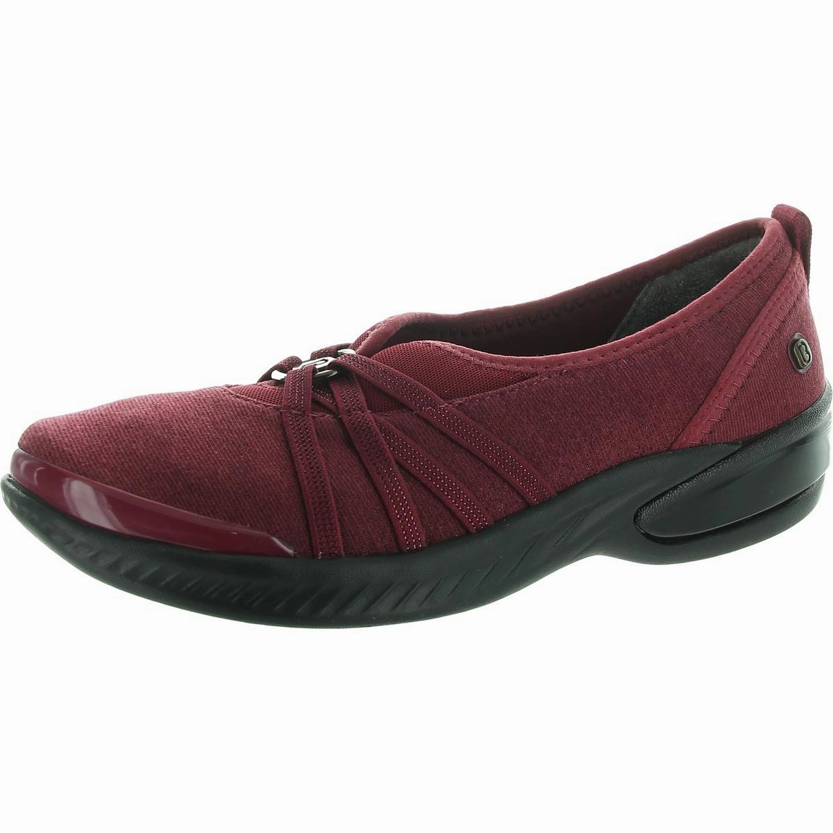 Niche Womens Cushioned Slip-On Sneakers Solid Choice