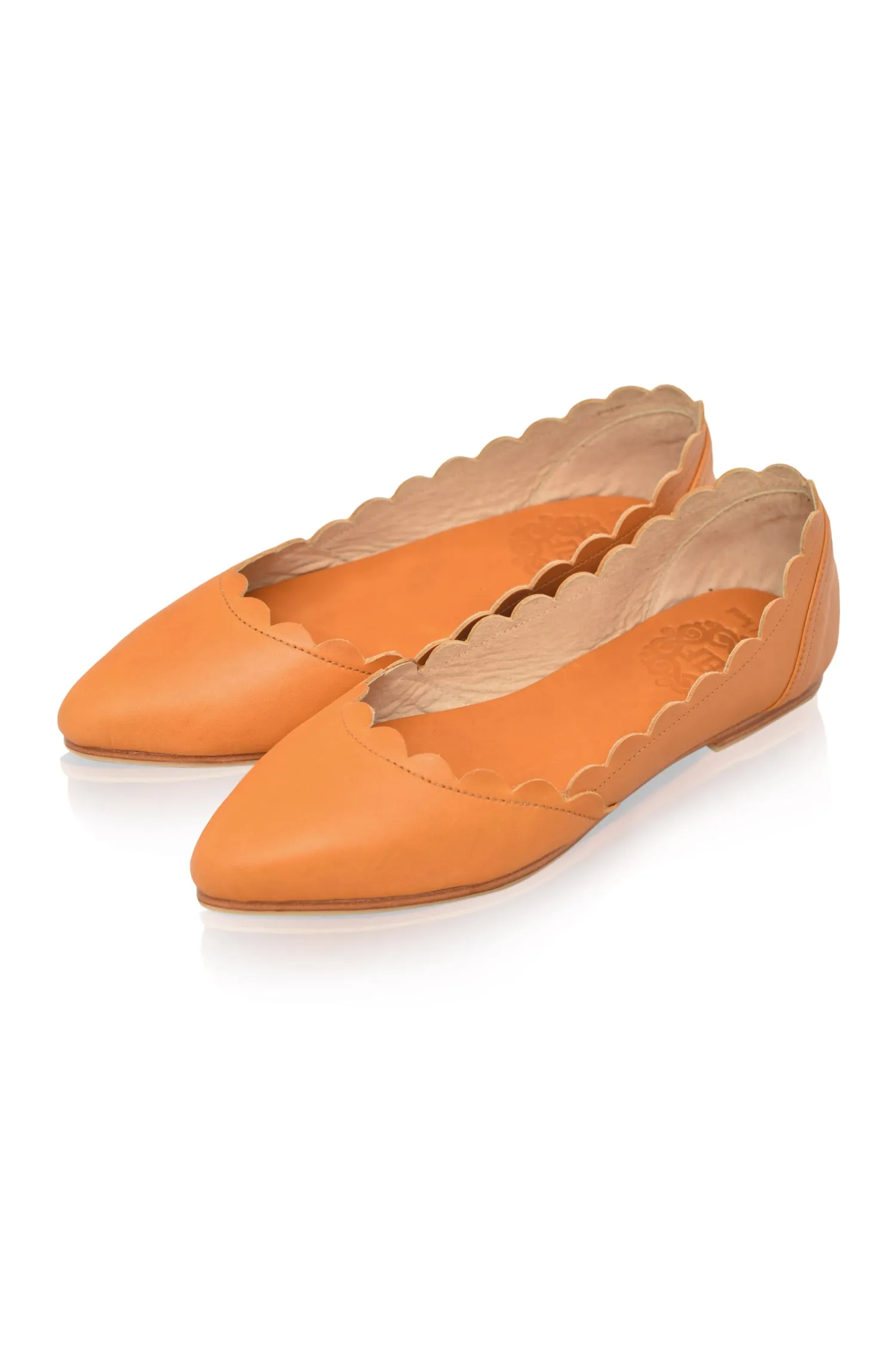 Valentina Leather Ballet Flats Flexible Step