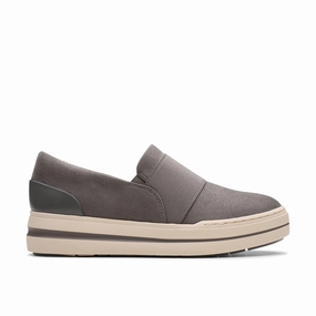 Classic Walk Clarks Audreigh Eve in Grey Textile