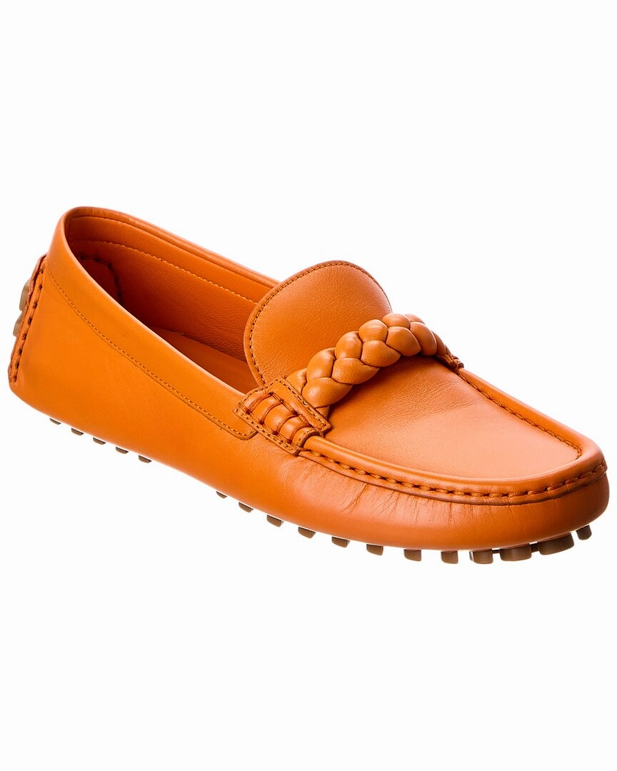 Gianvito Rossi Monza Leather Loafer Bridge Walk Park Walk