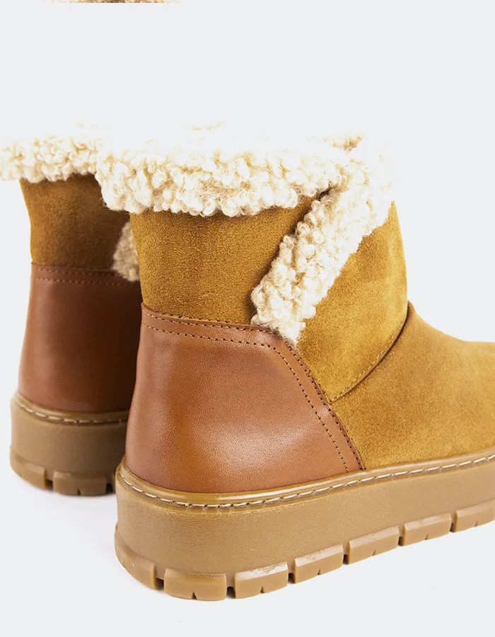 Primord Cognac Suede Work Shift Smooth Feel