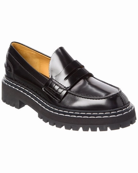 Cool Movement Fringed Tongue Proenza Schouler Leather Platform Loafer
