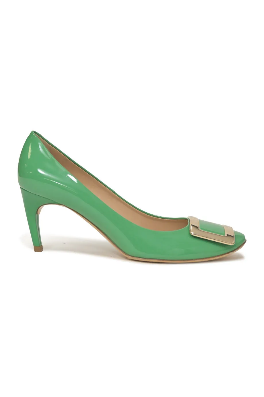 [WS7734] Roger Vivier | Mid Heel Pump Comfortable Straps