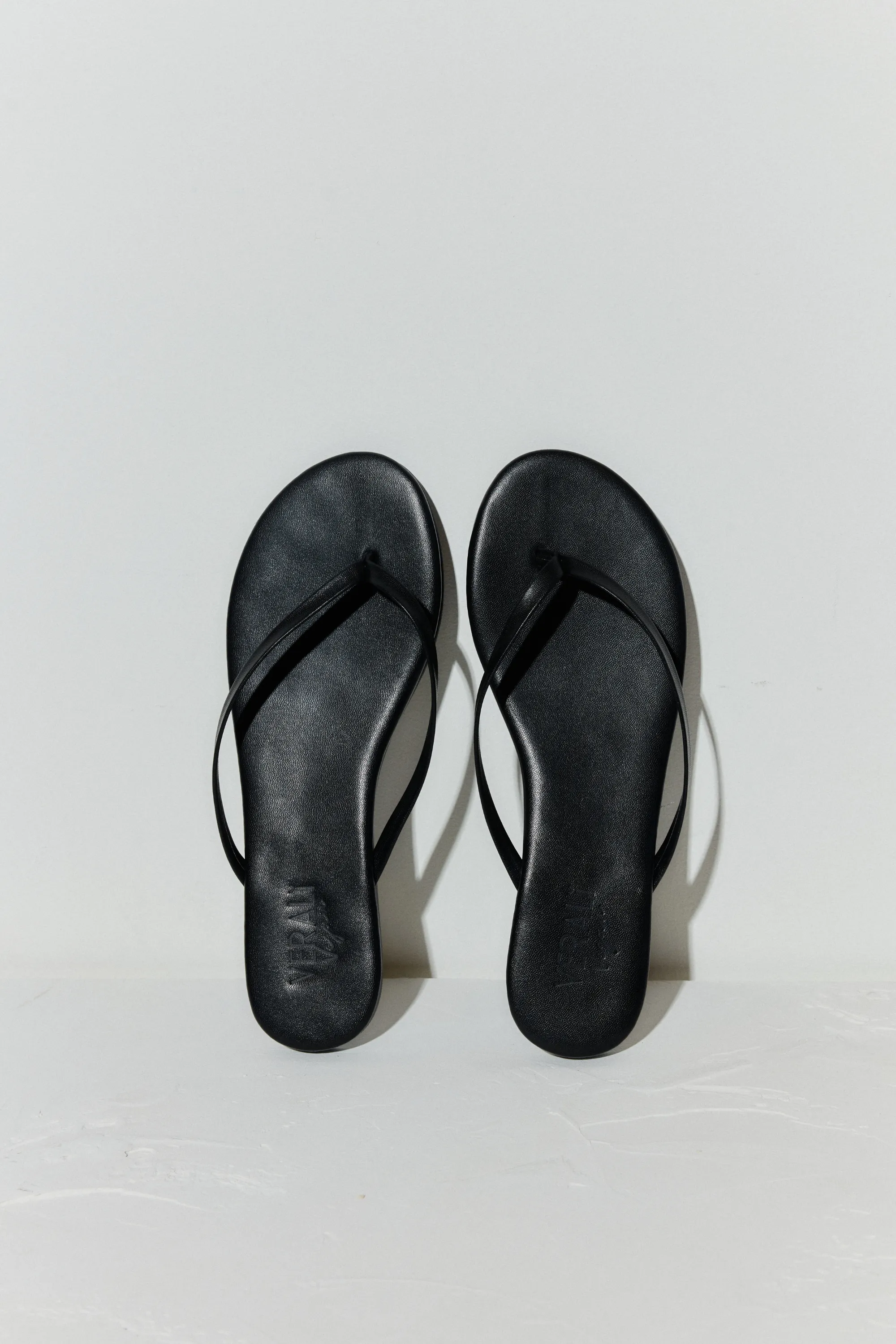 Tori Thongs - Black Breathable Sole