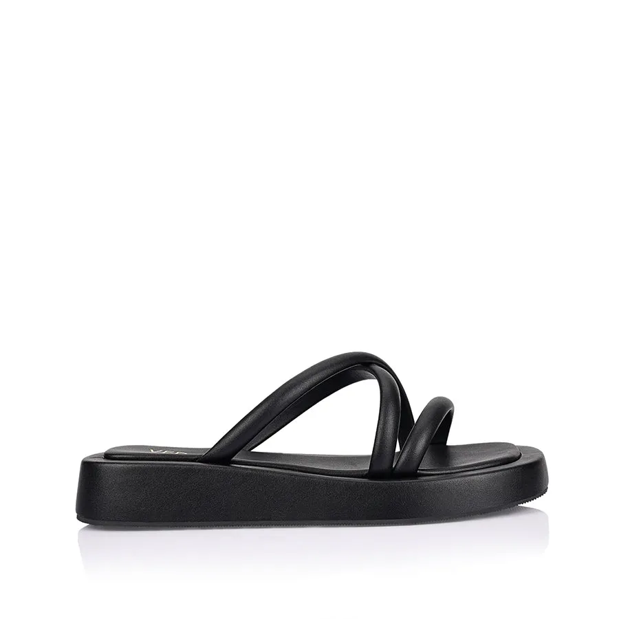 Boaz Flatform Slides - Black Star Camp