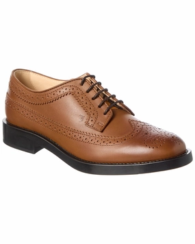 TOD??s Leather Oxford Premium Leather Hold Path