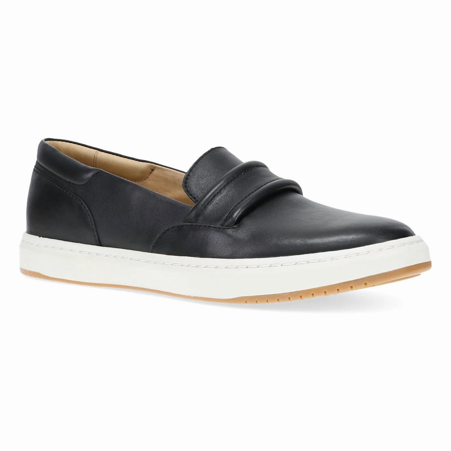 Women's Josephine Loafer In Black Nappa Quick Go Supportive Heel