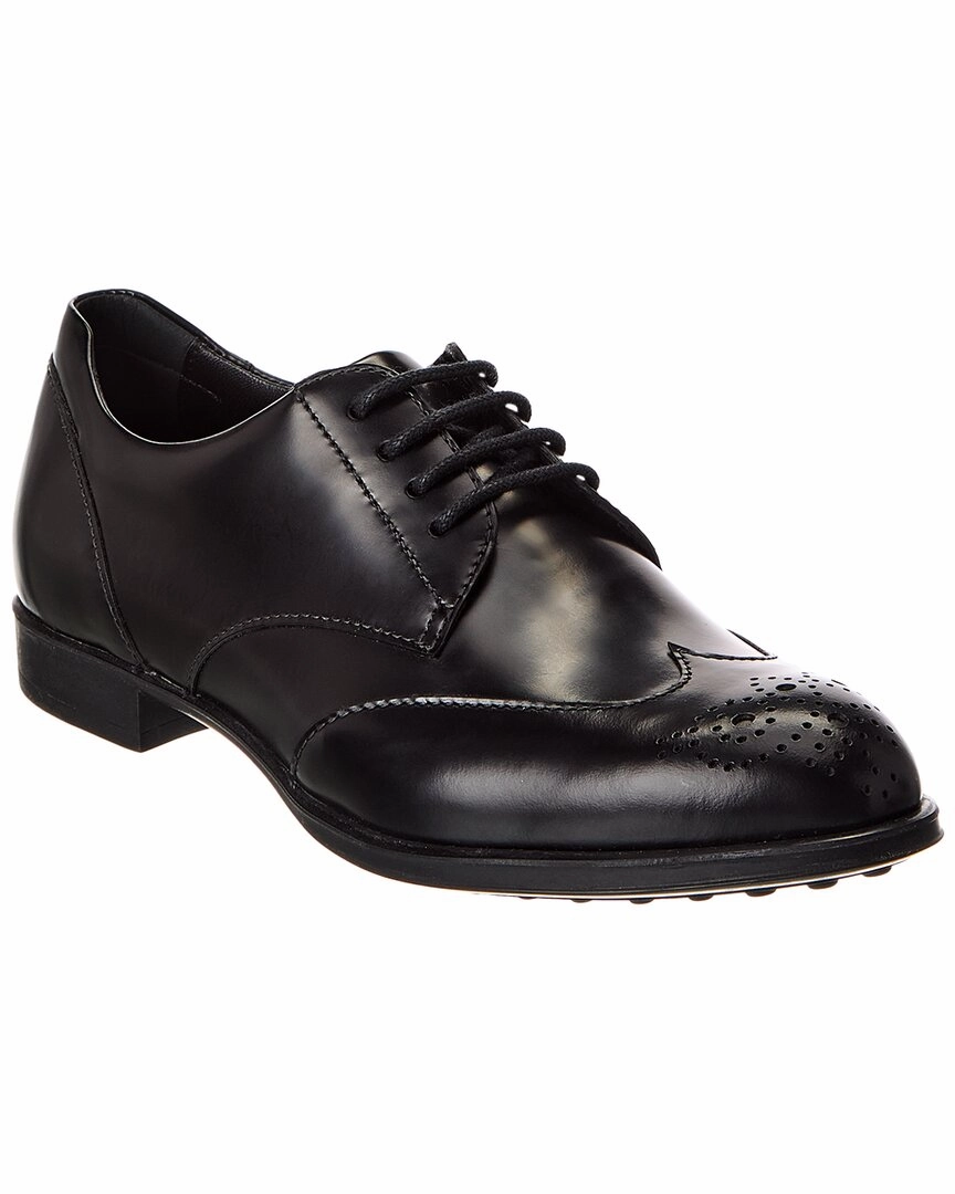 TOD??s Leather Oxford Long Stroll Fast Morning