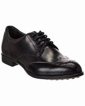 TOD??s Leather Oxford Long Stroll Fast Morning