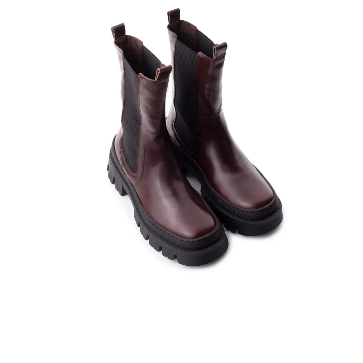 Ravenna Dark Brown Leather Cozy Fit Active Boot