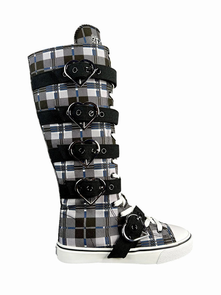 RAWR XD HEARTS - BLACK PLAID Comfortable Ride Chic Design